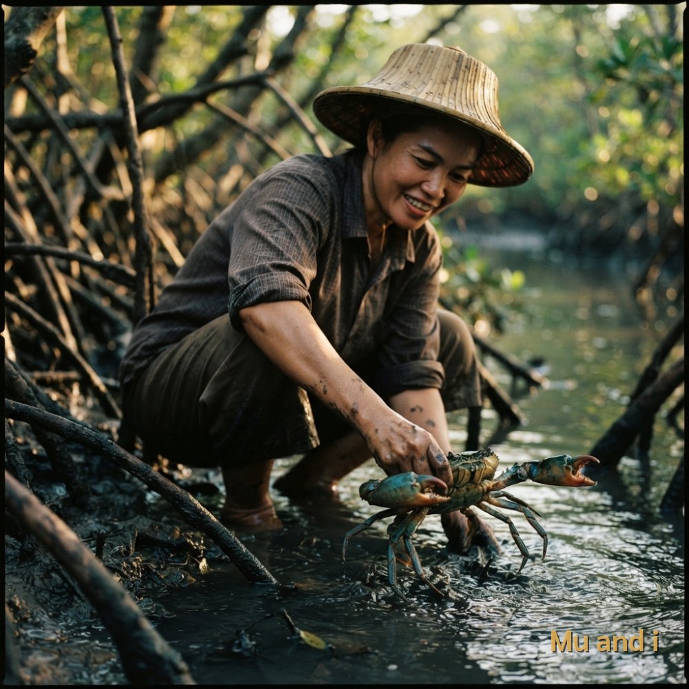 ฝันว่ากำลังจับปู