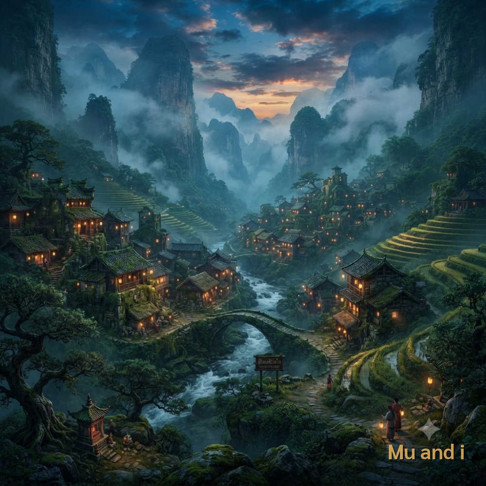 ฝันพบหมู่บ้านลึกลับสวยงามกลางหุบเขา