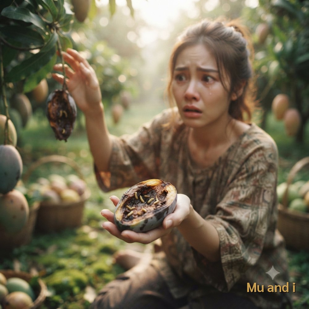ฝันว่าเด็ดผลไม้แล้วเน่าเสียมีหนอนไช