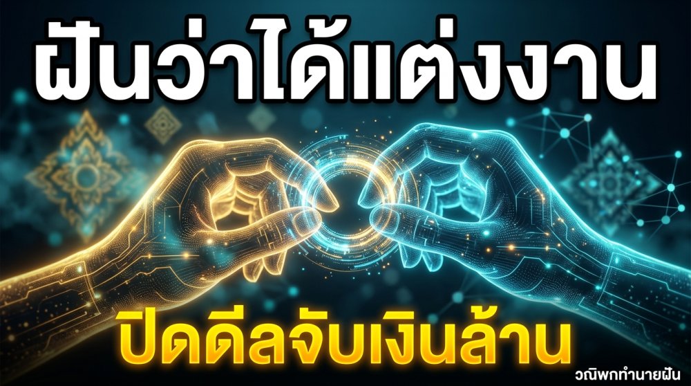 ฝันว่าได้แต่งงาน