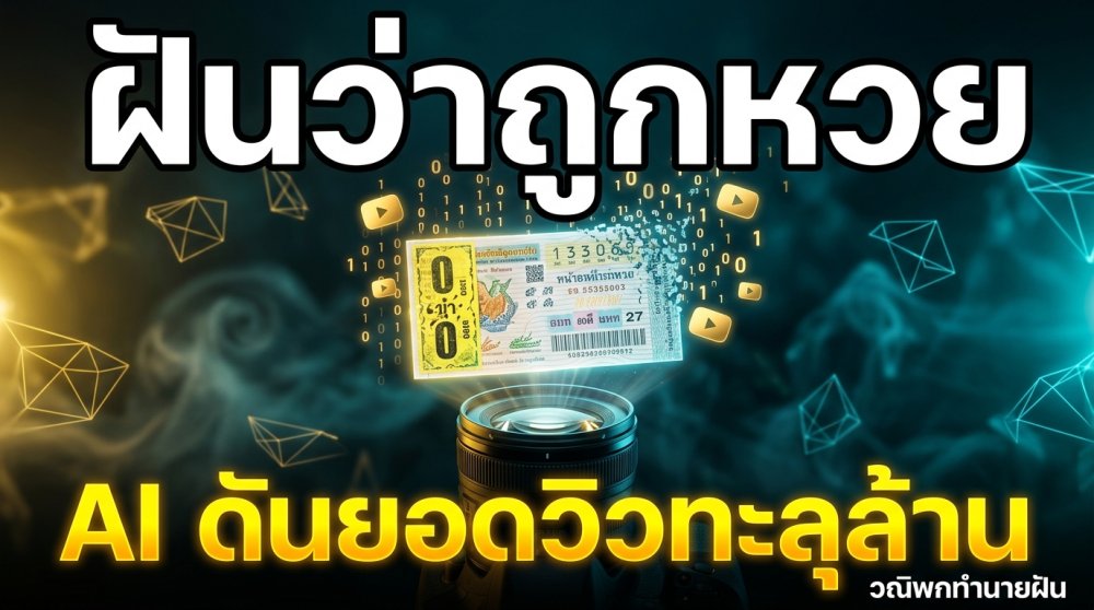 ฝันว่าถูกหวย