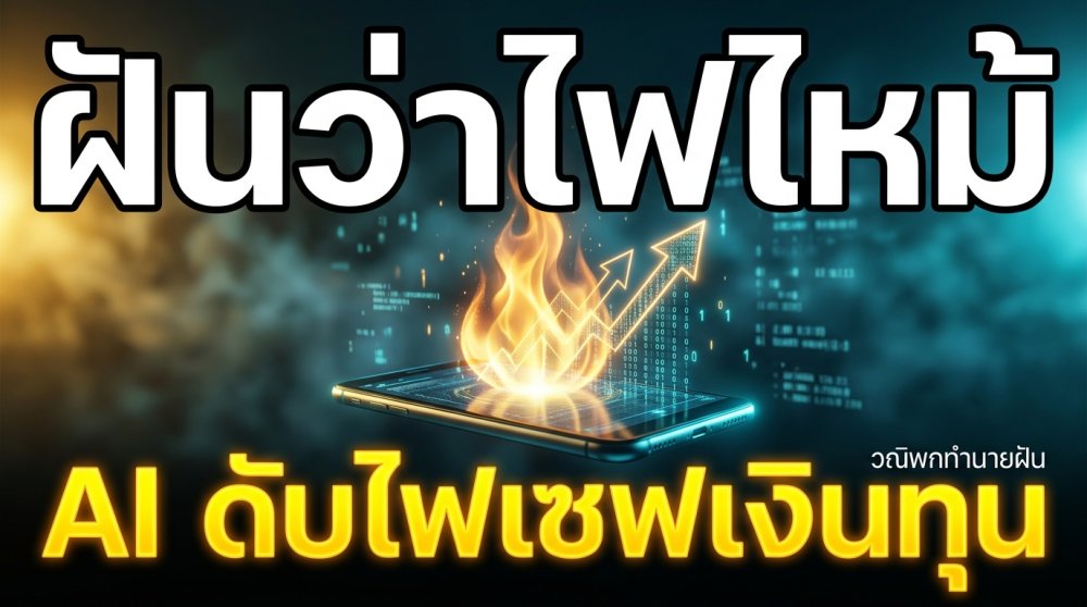ฝันว่าไฟไหม้ หรือเห็นเปลวเพลิง