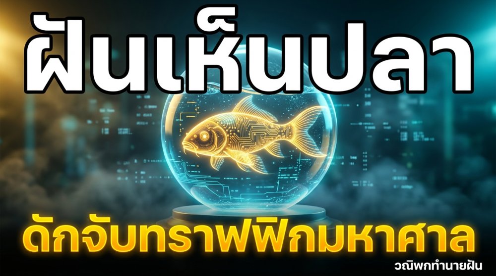 ฝันเห็นปลา มัจฉาแห่งความมั่งคั่งและกระแสทราฟฟิกที่หลั่งไหล