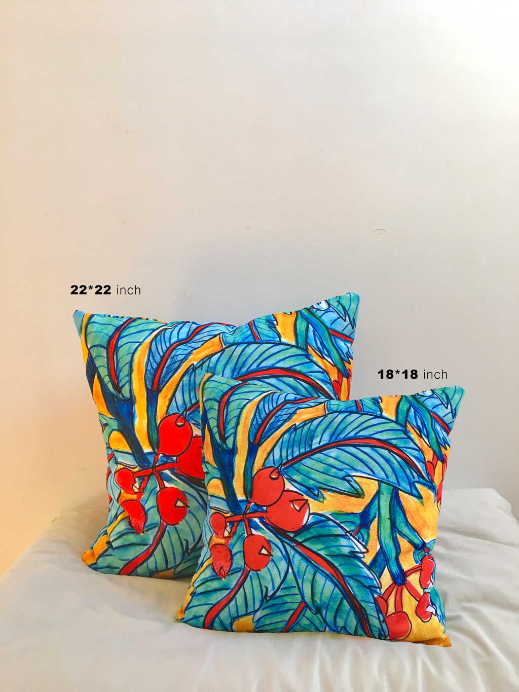 Art Cushion Tropical Energy Painted in Thailand